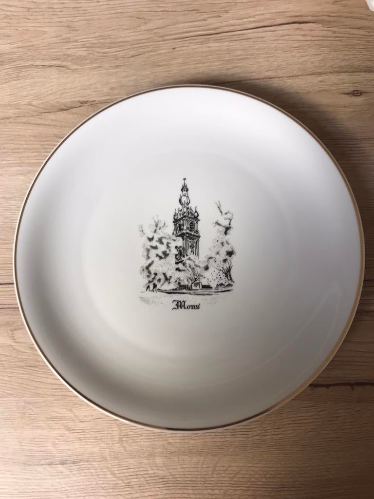 Assiette ville de Mons