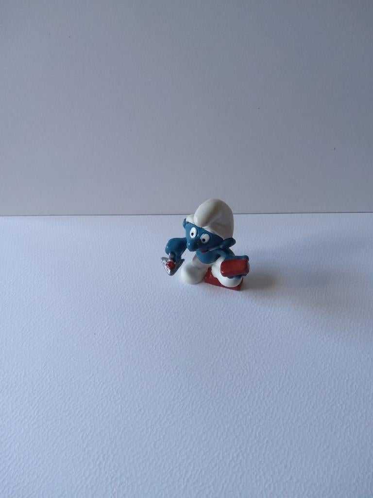 Smurf Macon, Ophalen of Verzenden, Gebruikt, Poppetje, Figuurtje of Knuffel