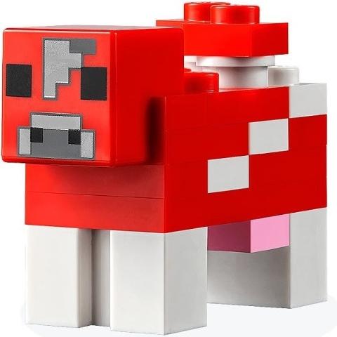 Lego figuur Minecow02c Minecraft Cow, Enlèvement ou Envoi, Comme neuf, Ensemble complet, Lego