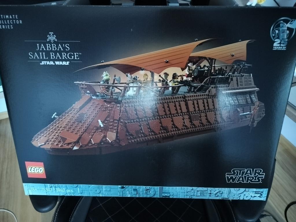 75397: Lego Star Wars - Jabba’s sail barge UCS, Kinderen en Baby's, Ophalen of Verzenden, Nieuw, Complete set, Lego