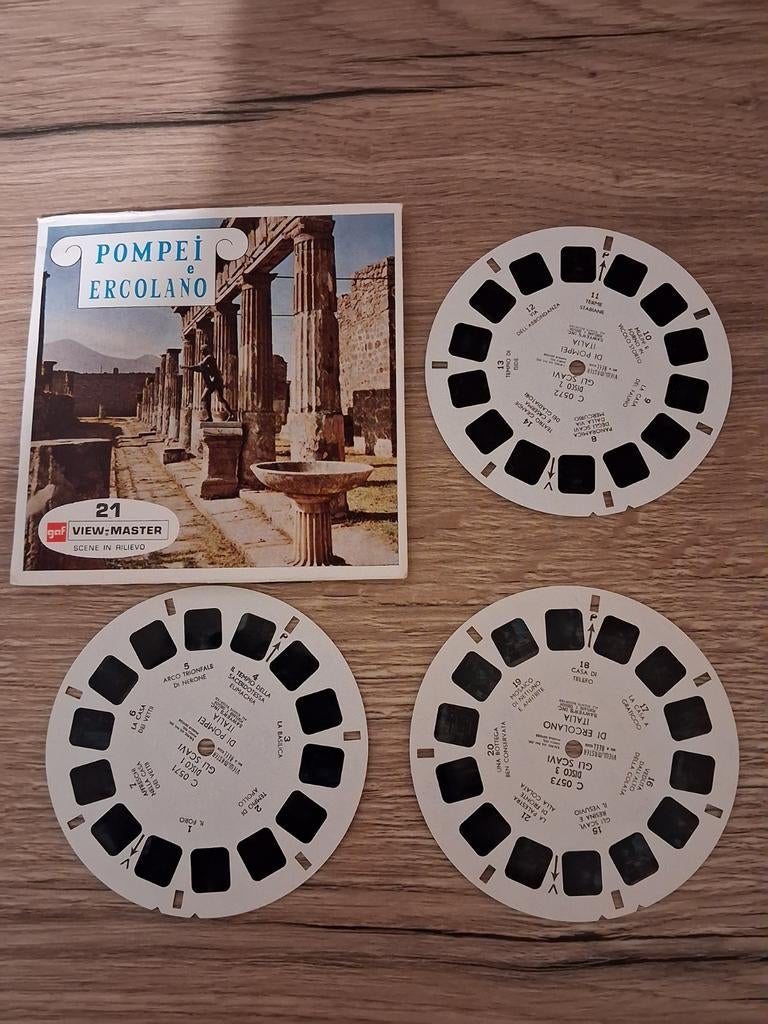 View-master : pompeio e ercolano, Verzamelen, Speelgoed, Verzenden