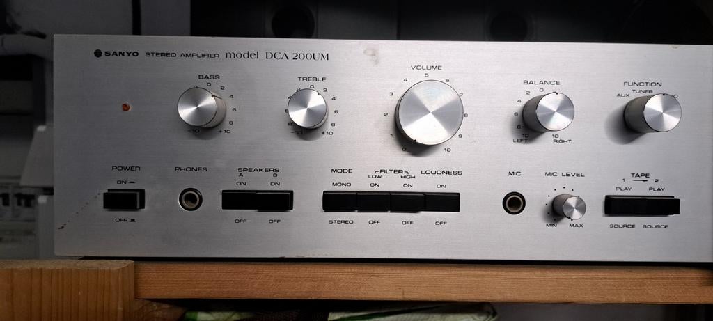 Versterker Sanyo 80 watts, Ophalen