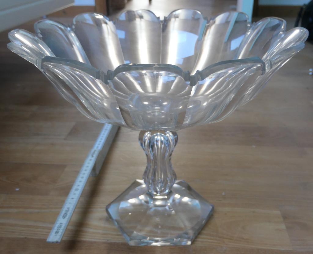 Grande coupe en cristal, Antiquités & Art, Enlèvement