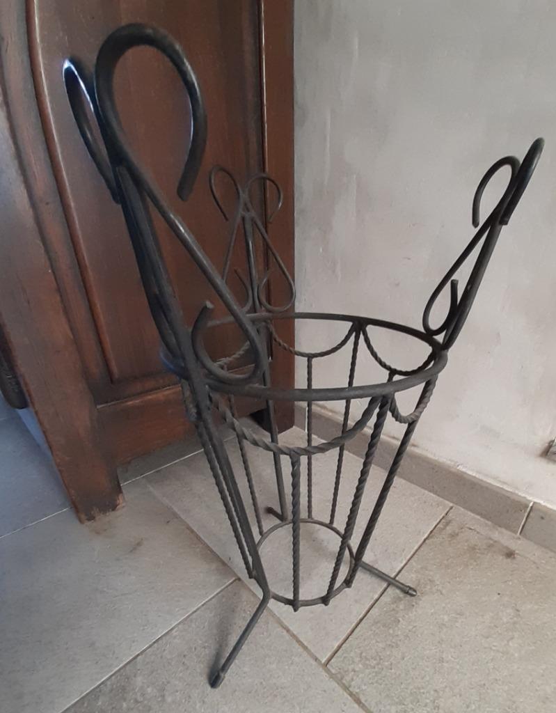 Porte parapluies fer forgé, Enlèvement ou Envoi, Utilisé, Métal