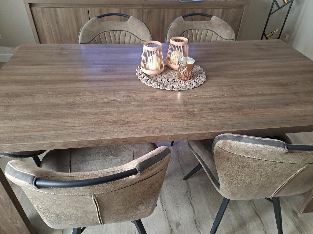 Eetplaats + tv kast, Ophalen, Gebruikt, 150 tot 200 cm, Modern