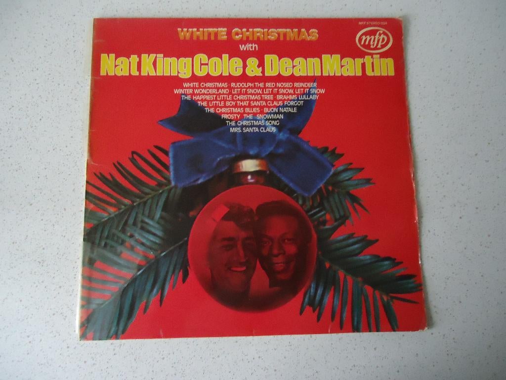 LP White Christmas with "Nat King Cole & Dean Martin", Cd's en Dvd's, Ophalen of Verzenden, Gebruikt, 12 inch