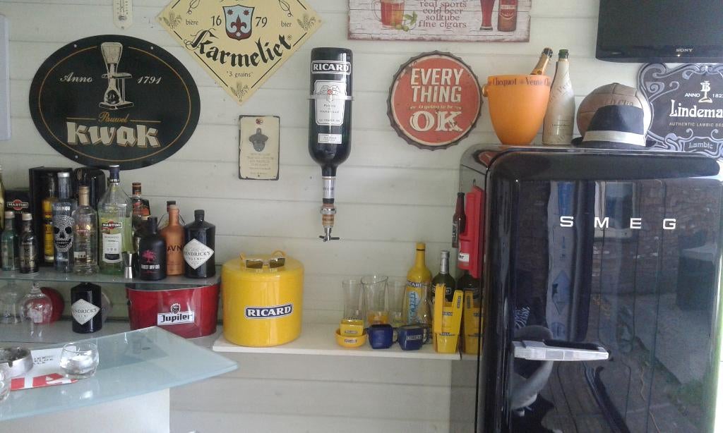 Ricard dispenser met 4,5L fles, Verzamelen, Ophalen, Zo goed als nieuw, Gebruiksvoorwerp