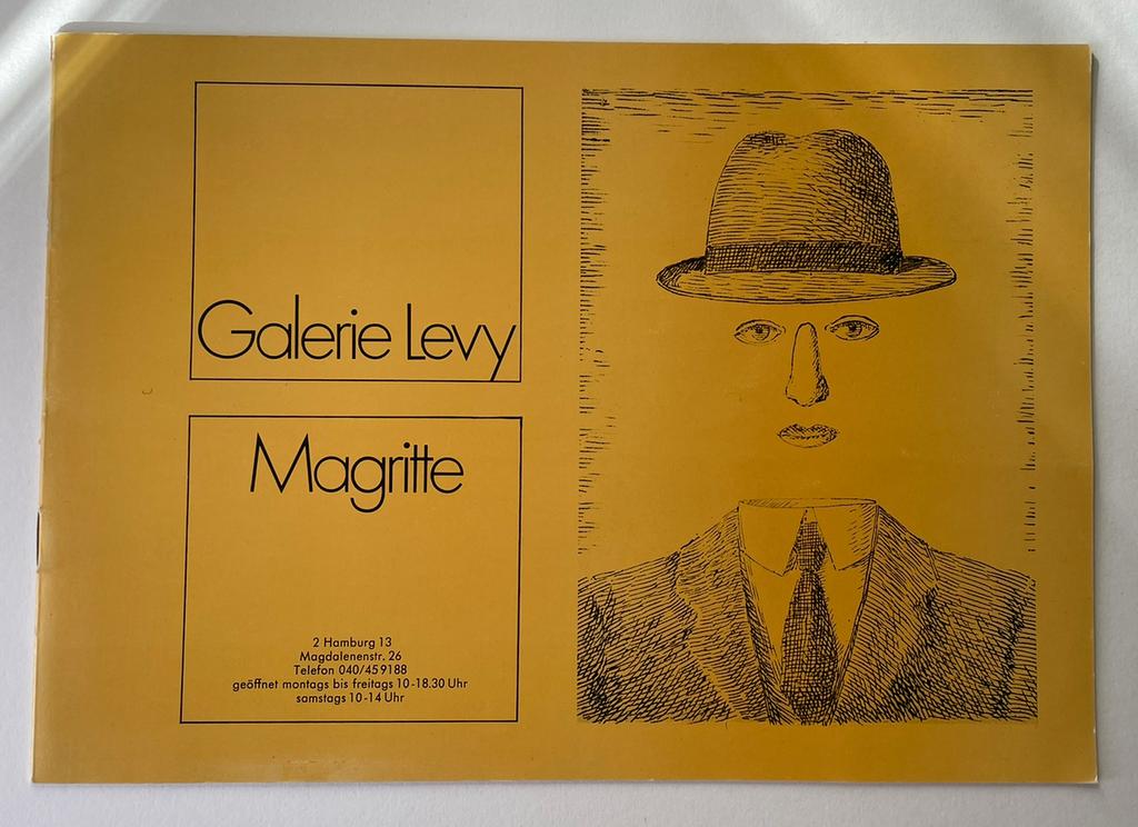 Magritte - Catalogue Galerie Levy - 12 pp - neuf, Enlèvement ou Envoi, Comme neuf, Catalogue