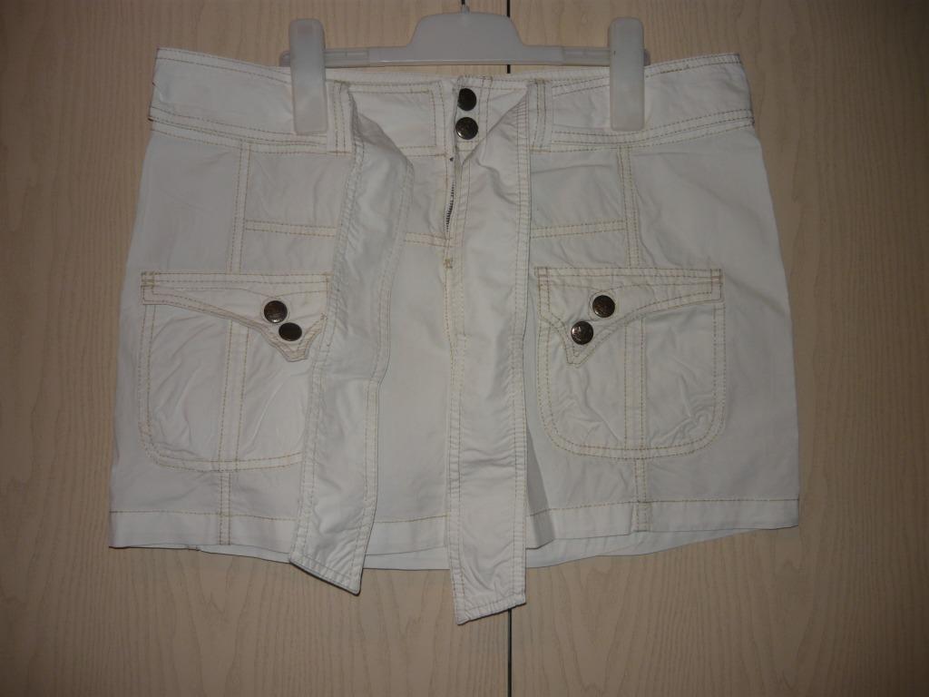 Jupe blanche taille M, Vêtements | Femmes, Enlèvement ou Envoi, Porté, Taille 38/40 (M), Blanc