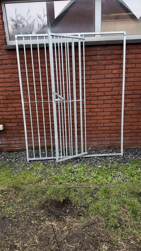 Gegalvaniseerde hek voor hondenren, Comme neuf, Enlèvement, 100 cm ou plus, Chenil chien