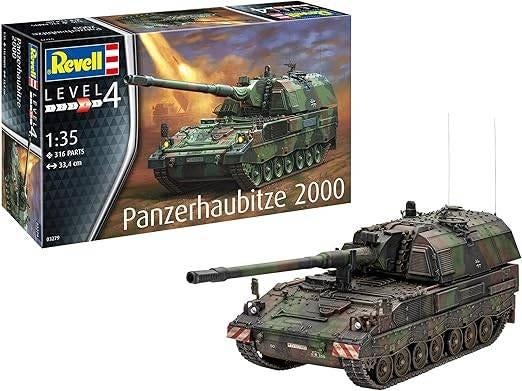 Revell | Panzerhaubitze tank 2000 | GRATIS LEVERING, Hobby en Vrije tijd, Modelbouw | Auto's en Voertuigen, Tank, -, Verzenden