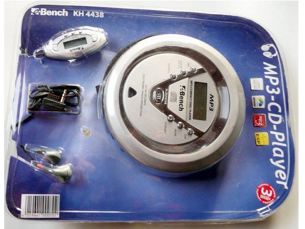 Balladeur Walkman CD MP3 BENCH avec ses accessoires, Enlèvement, Walkman ou Baladeur