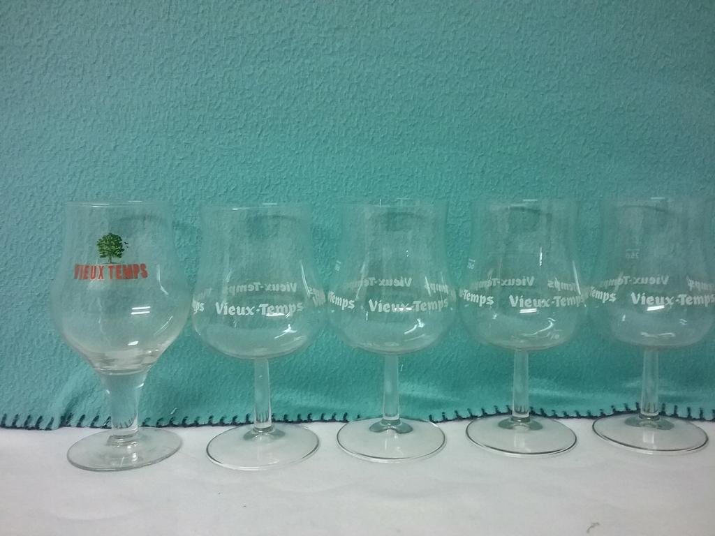 Vieux temps bierglazen, Verzamelen, Ophalen of Verzenden, Zo goed als nieuw