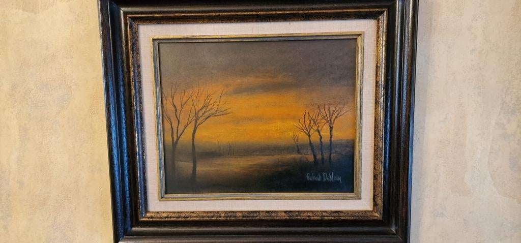 Schilderij van Robert De Man, Antiek en Kunst, Ophalen