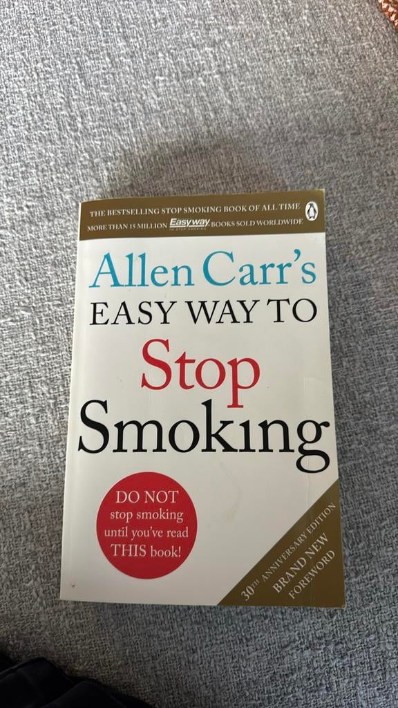 Allen Carr - Allen Carr's Easy Way to Stop Smoking, Boeken, Ophalen of Verzenden, Zo goed als nieuw, Allen Carr