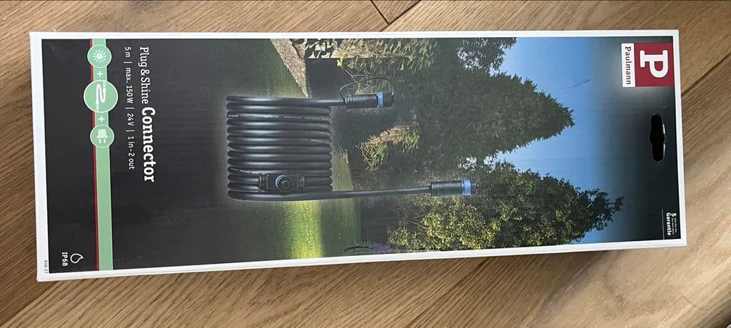 Paulmann Plug & Shine connector 5m 2 uitgangen, Enlèvement, Neuf