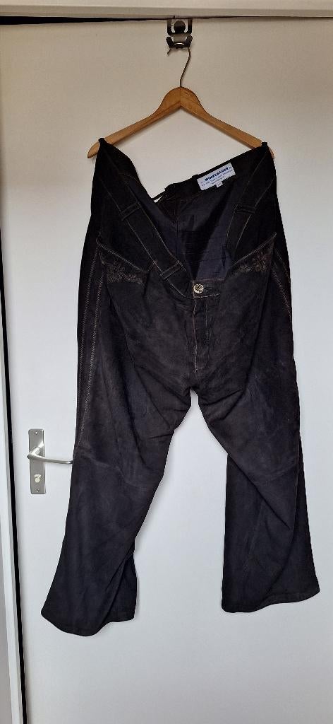 Oostenrijkse Lederhosen Heer Grote maat, Vêtements | Hommes, Grandes tailles, Enlèvement ou Envoi, Porté, Noir, Pantalon ou Jeans