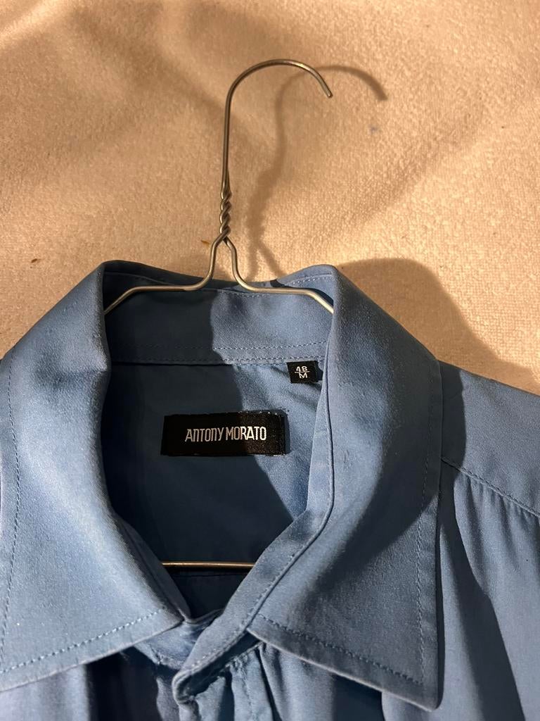 Shirt maat M antony morato, Zo goed als nieuw, Blauw, Antony morato, Halswijdte 39/40 (M)