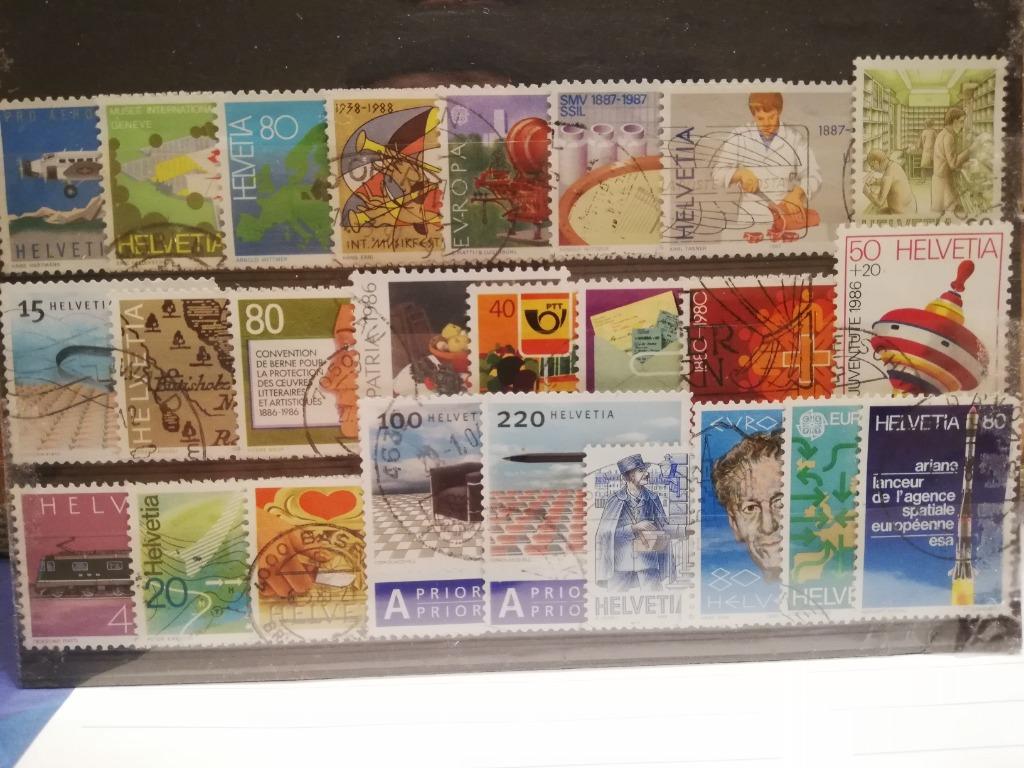 lot de timbres suisses oblitérés, Timbres & Monnaies, Enlèvement ou Envoi, Affranchi