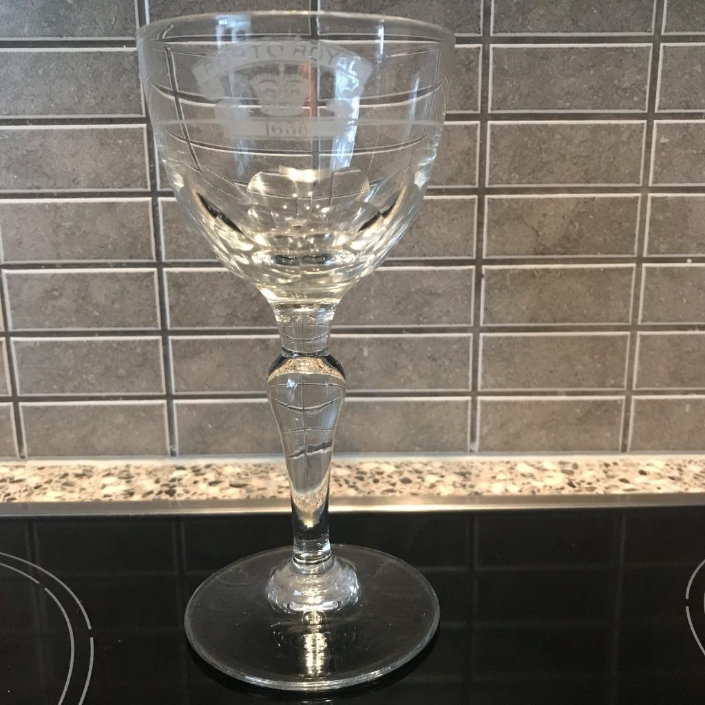 Porto Royal 1638 gezuurd porto glas, Ophalen of Verzenden, Zo goed als nieuw, Glas of Glazen, Overige merken