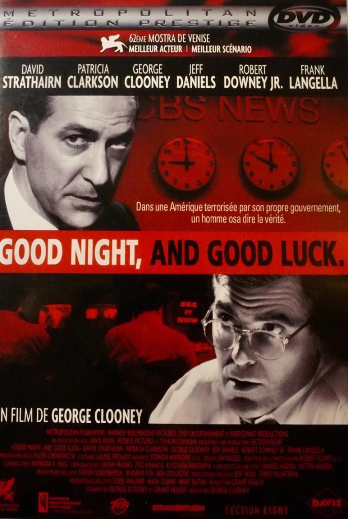 Goedenacht en veel succes DVD, Ophalen of Verzenden, Zo goed als nieuw, Waargebeurd drama