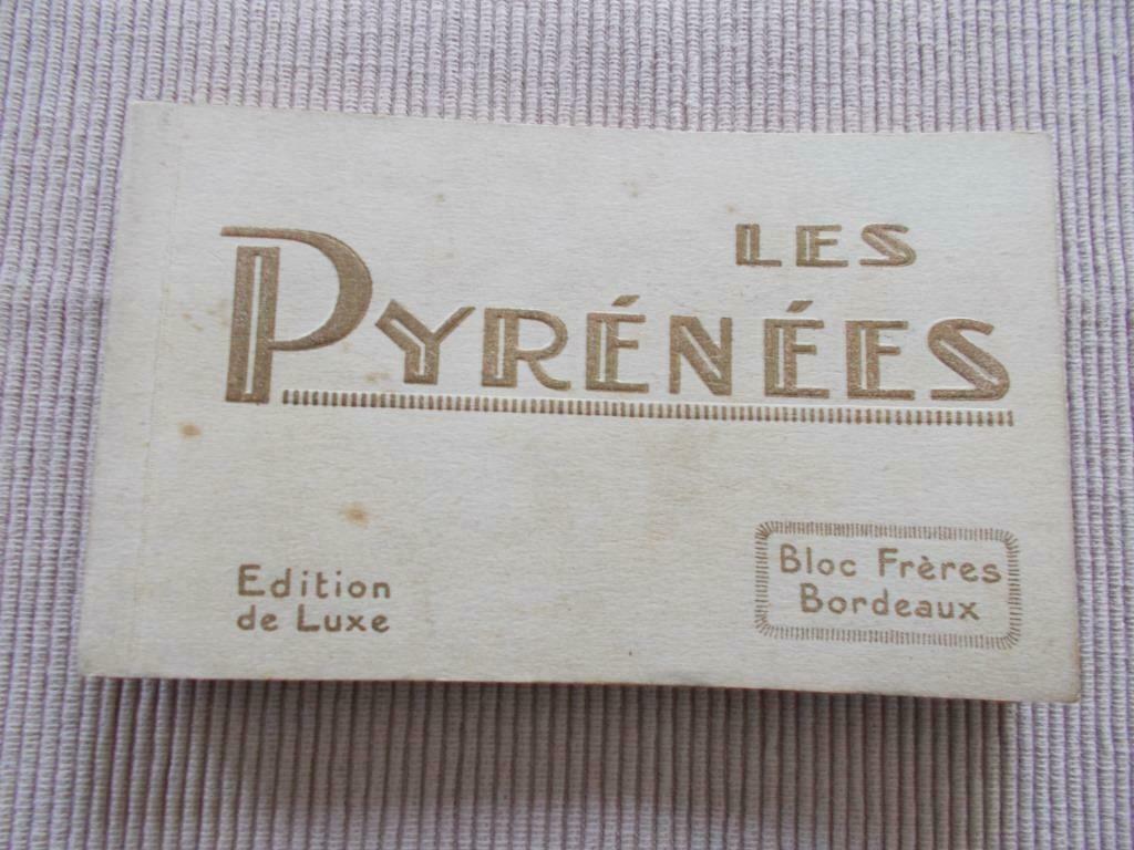 Carnet de 20 CP des Pyrénées (années 20/30), Envoi