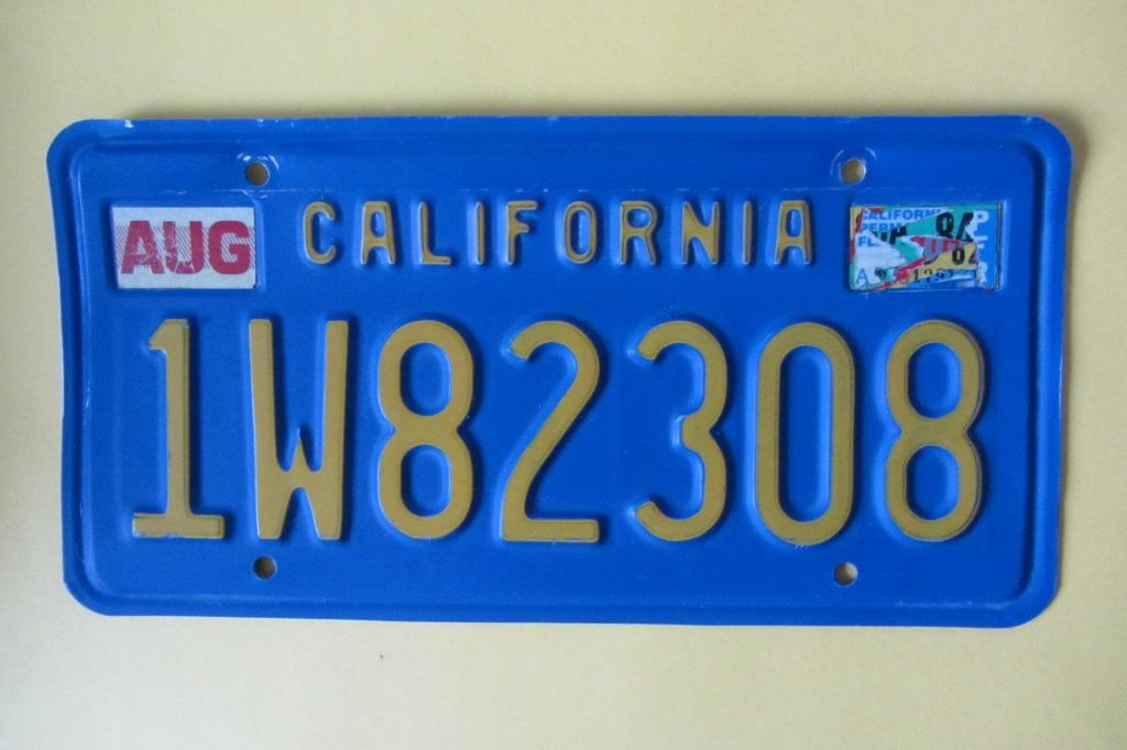 Nummerplaten - Diverse soorten -  California - USA, Ophalen of Verzenden, Gebruikt, Auto's
