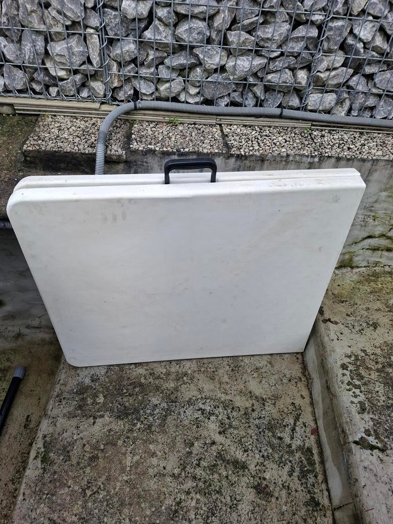 Table jardin pliante., Jardin & Terrasse, Enlèvement, Comme neuf, Carré, Plastique