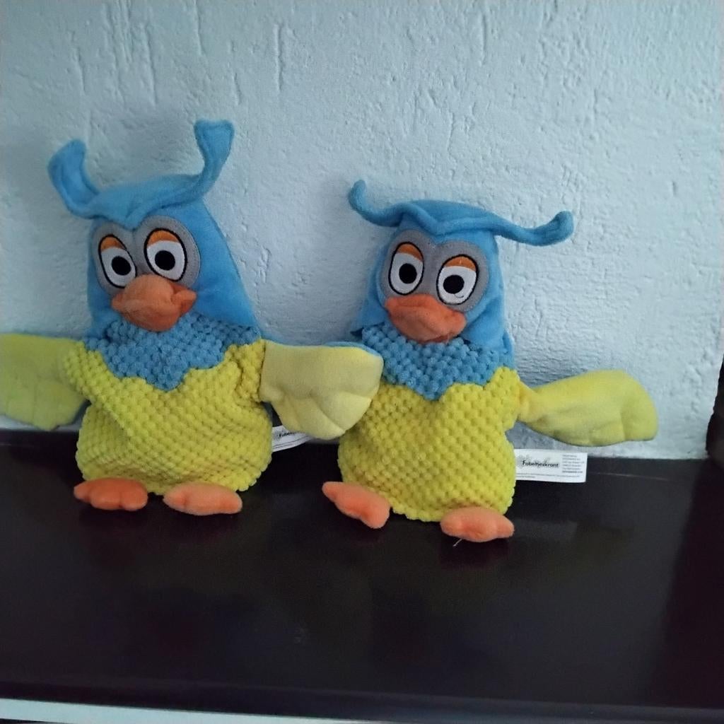 Fabeltjeskrant handpoppen meneer de uil, Ophalen of Verzenden