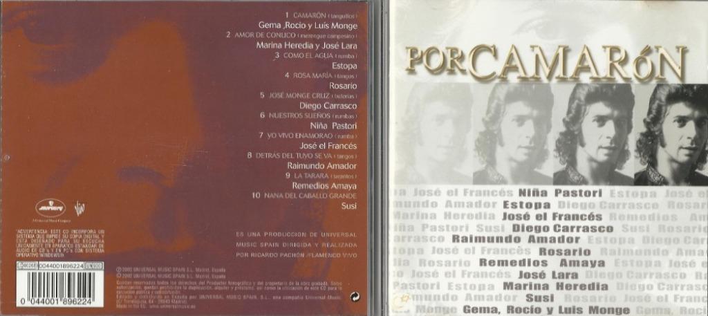 CD + DVD  * POR CAMARON, Ophalen of Verzenden, Zo goed als nieuw