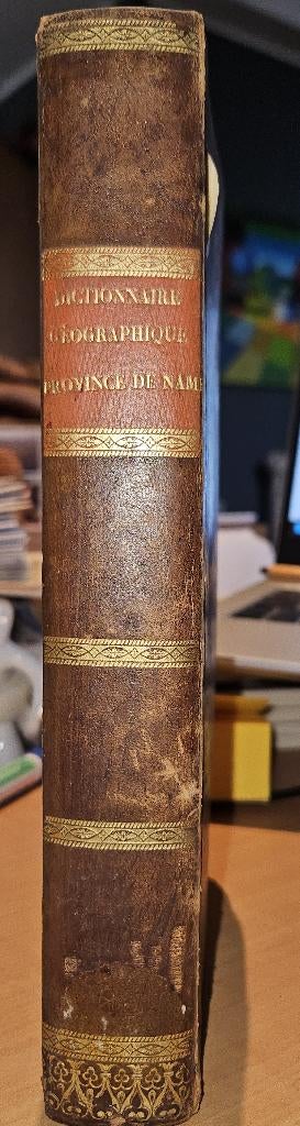 Dictionnaire géographique de la province de Namur, Enlèvement ou Envoi, Tome à part, Philippe Vandermaelen, Utilisé