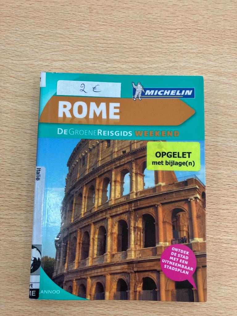 Reisboek Rome, Livres, Guides touristiques, Guide ou Livre de voyage, Michelin, Enlèvement, Utilisé
