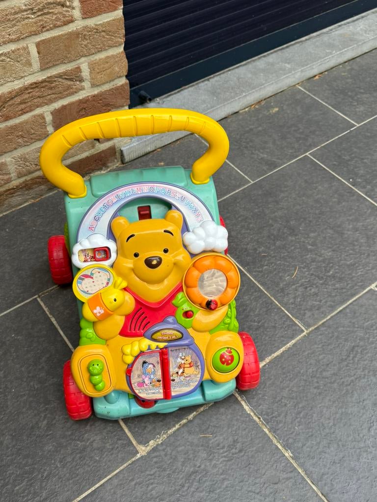 Trotteur winnie l’ourson, Enfants & Bébés, Enlèvement ou Envoi, Comme neuf, À roulettes