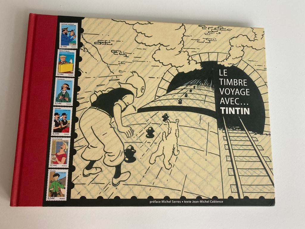 Le timbre voyage avec Tintin - livre complet 6 timbres, Collections, Personnages de BD, Enlèvement ou Envoi, Tintin, Comme neuf