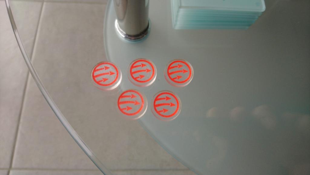 Star Wars Armada 5 Squadron tokens Acrylic FFG tokens, Ophalen of Verzenden, Zo goed als nieuw, FFG