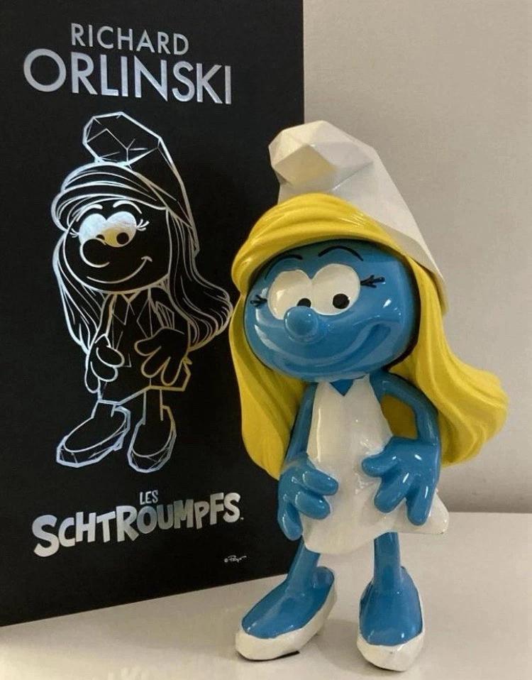 Orlinski: Lot Smurf en Smurfin, Ophalen of Verzenden