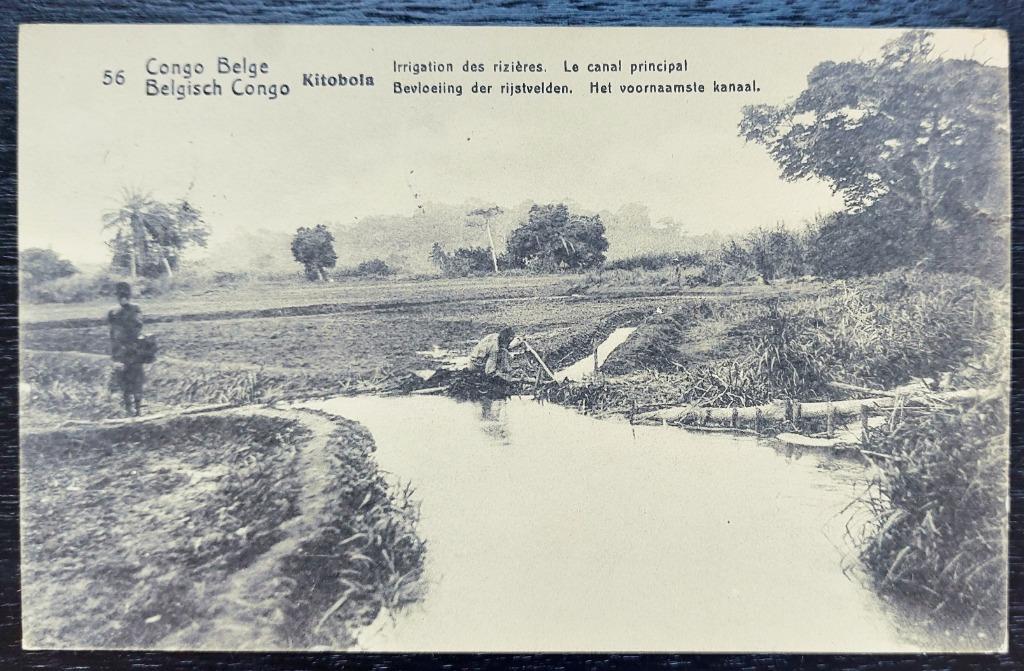 Le canal principal n 56 Kitobola, Enlèvement ou Envoi, 1920 à 1940, Affranchie, Hors Europe
