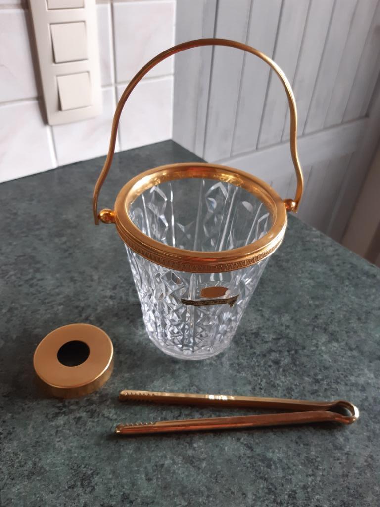 Val Saint lambert vergulde ijsemmer, Antiek en Kunst, Ophalen of Verzenden