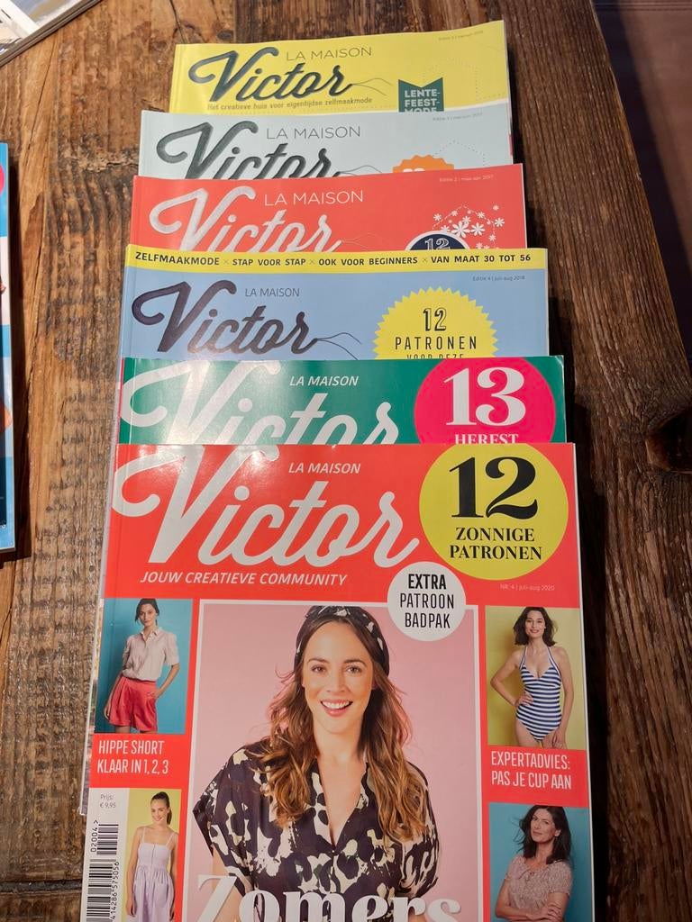 6 x la maison victor naaitijdschriften, Ophalen of Verzenden, Zo goed als nieuw