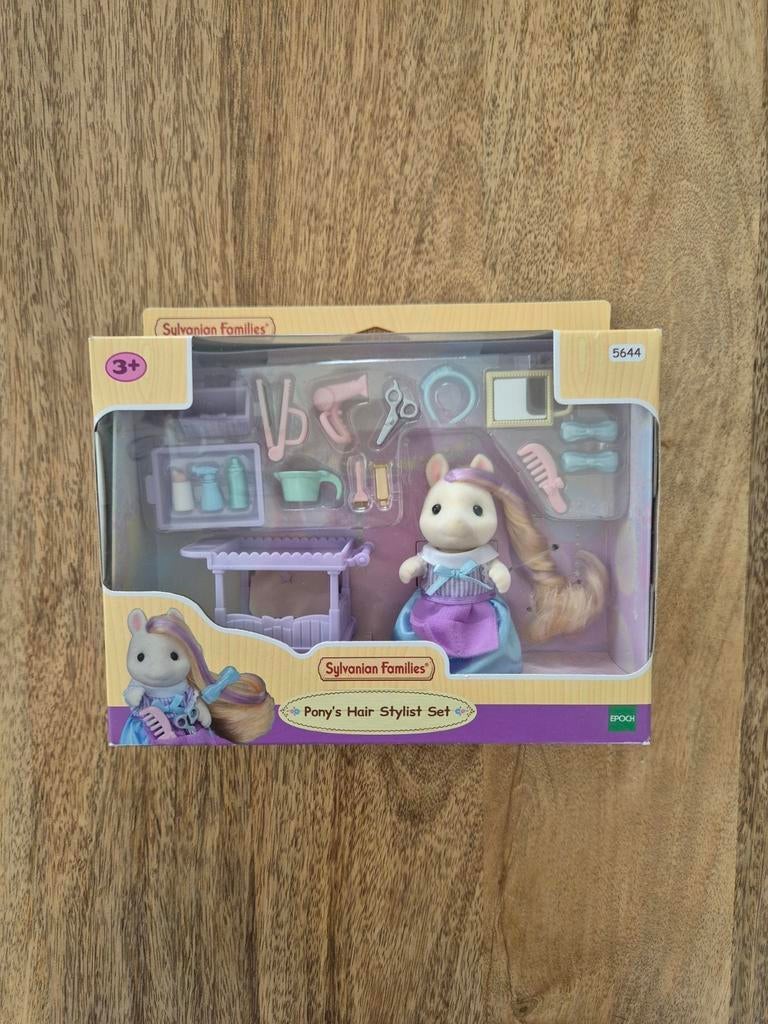Epoch Sylvanian Families 5644 : Pony's Hair Stylist Set, Kinderen en Baby's, Ophalen of Verzenden, Nieuw