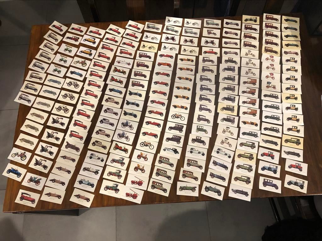 collection cartes vieux tacot musée voiture houthalen 75-85, Enlèvement, Utilisé, Voitures