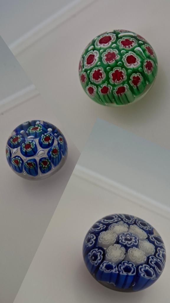 Presse à papier millefiori - différents modèles, Enlèvement ou Envoi, Comme neuf