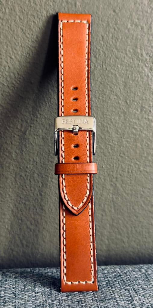 BRACELET DE MONTRE EN CUIR MARRON Festina neuf !, Bijoux, Sacs & Beauté, Accessoires Autre, Enlèvement ou Envoi, Neuf