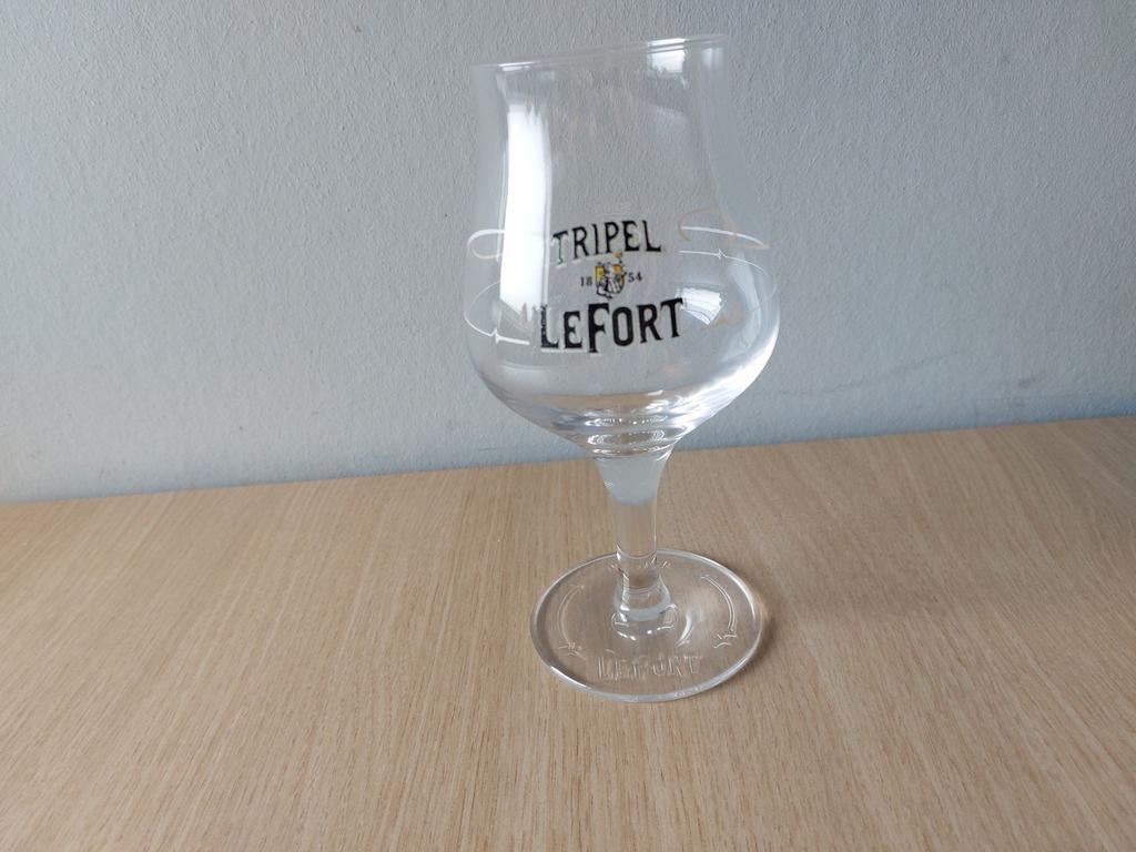 Verre à bière triple Lefort 25cl, Collections, Enlèvement ou Envoi, Comme neuf, Verre à bière