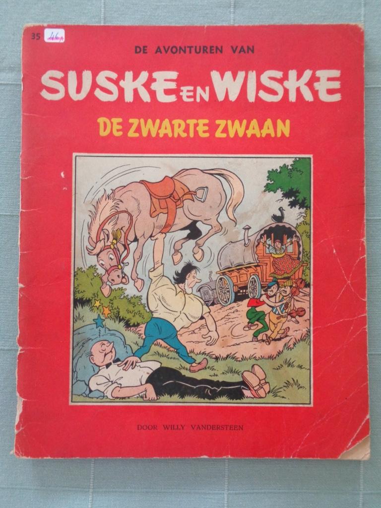 Suske en Wiske - De Zwarte Zwaan (1e druk 1959), Ophalen of Verzenden