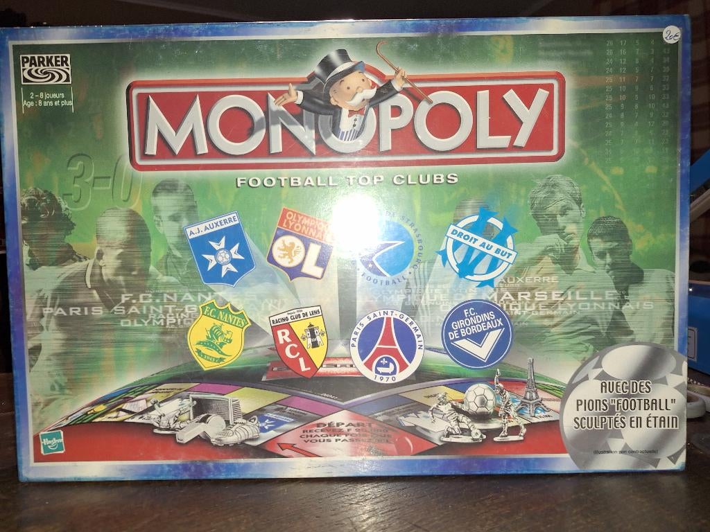 MONOPOLY FOOTBALL TOP CLUBS, Hobby & Loisirs créatifs, Jeux de société | Jeux de plateau, Neuf, Cinq joueurs ou plus, Enlèvement ou Envoi