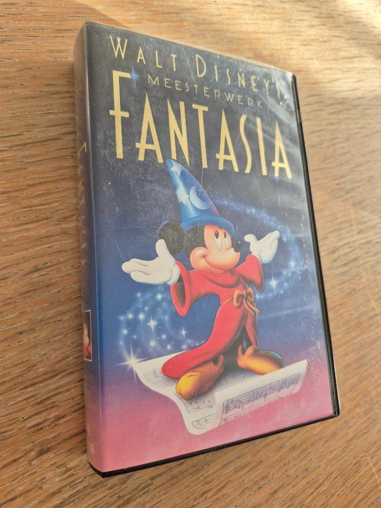 VHS Fantasia (Disney meesterwerk), Alle leeftijden, Ophalen of Verzenden, Zo goed als nieuw, Overige genres