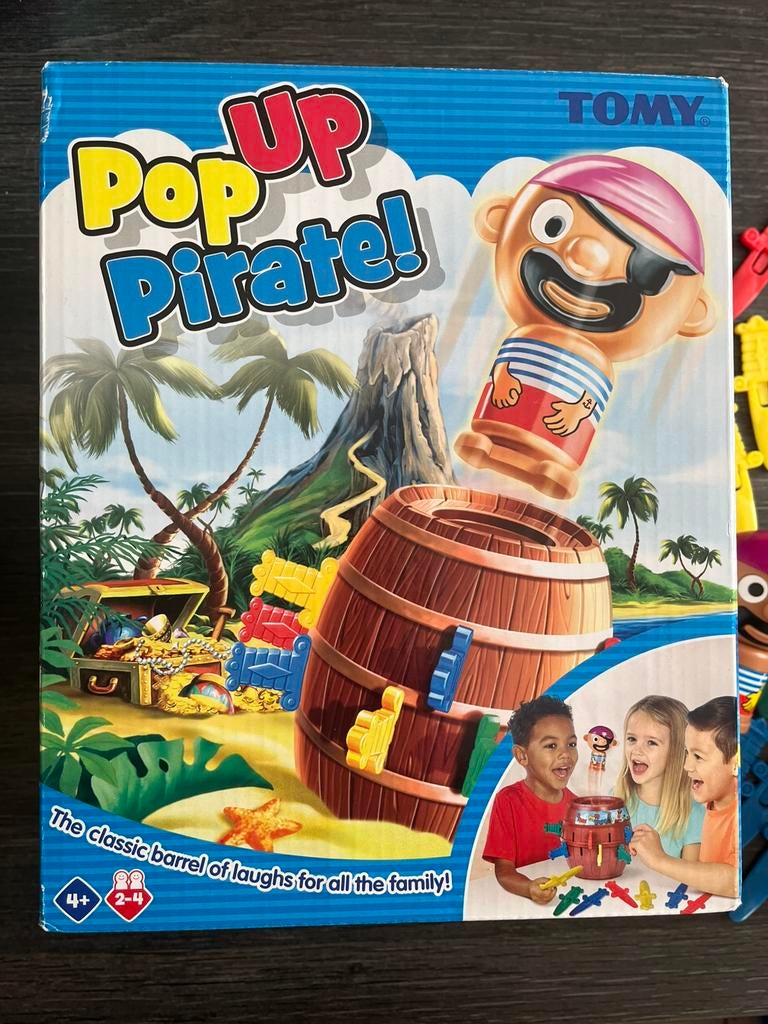 Tomy, Pop Up Pirate!, Hobby en Vrije tijd, Een of twee spelers, Ophalen of Verzenden, Zo goed als nieuw, Tomy
