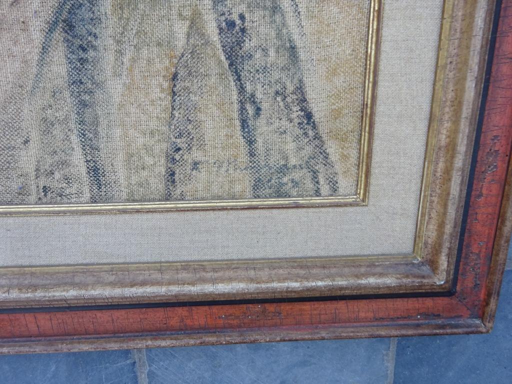 Frans Minnaert, doek, Hoofd en vegetatie, 100x80, Enlèvement