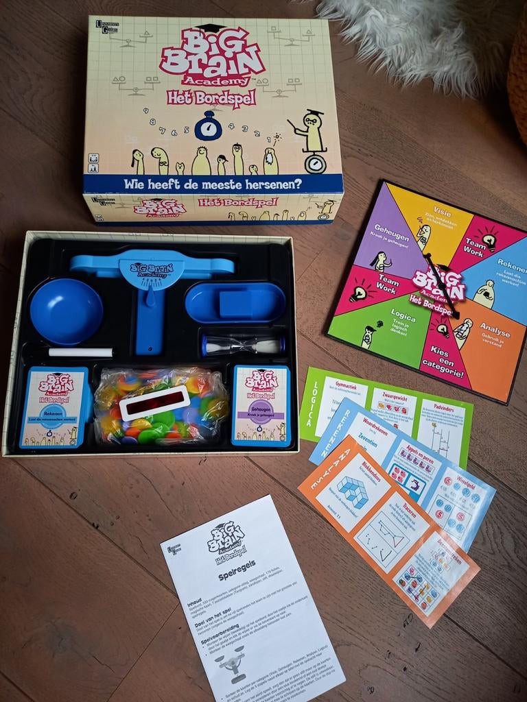 Spel Big Brain Academy bordspel teamspel, Ophalen of Verzenden, Zo goed als nieuw
